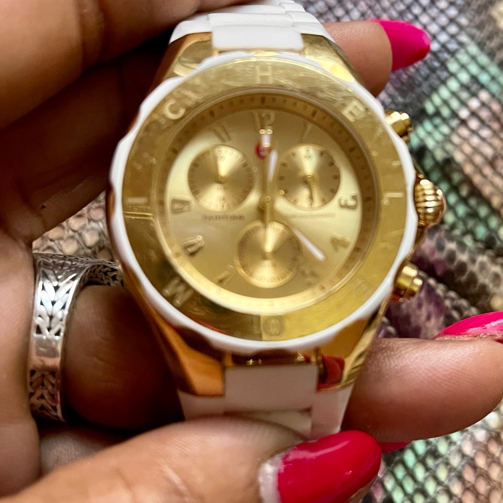 Michele Tahitian Jelly Round Watch